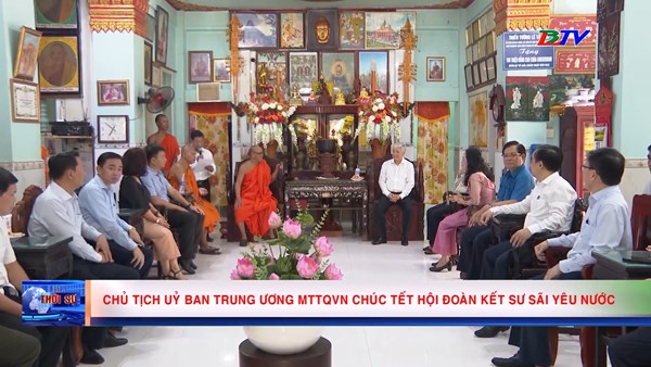 Chủ tịch UBTW MTTQ Việt Nam Đỗ Văn Chiến thăm, chúc Tết Chôl Chnăm Thmây tại Bạc Liêu