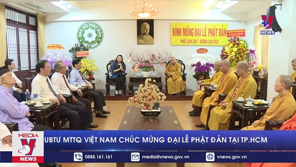 Ủy ban Trung ương MTTQ Việt Nam chúc mừng Phật đản tại TP Hồ Chí Minh