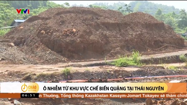 Alo Chào buổi sáng - VTV1 - 20/08/2023 - Ô nhiễm từ khu vực chế biến quặng tại Thái Nguyên