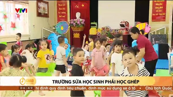 Alo Chào buổi sáng - VTV1 - 27/09/2023 - Trường sửa học sinh phải học ghép