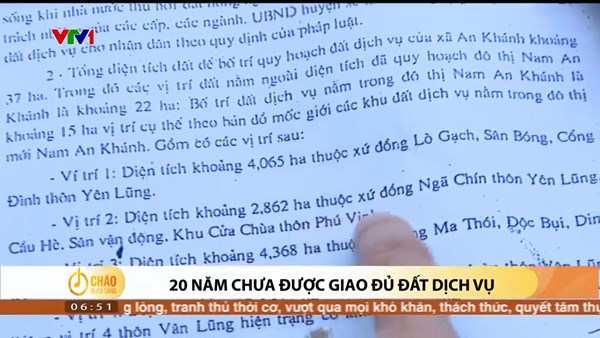 Alo Chào buổi sáng - VTV1 - 21/10/2023 - 20 năm chưa được giao đủ đất dịch vụ