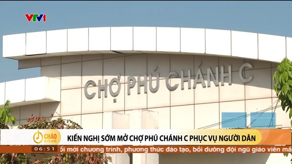 Alo Chào buổi sáng - VTV1 - 06/01/2024 - Kiến nghị sớm mở chợ Phú Chánh C phục vụ người dân
