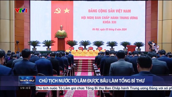 Chủ tịch nước Tô Lâm được bầu giữ chức Tổng Bí thư