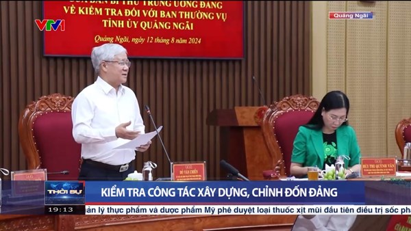 Kiểm tra công tác xây dựng, chỉnh đốn Đảng