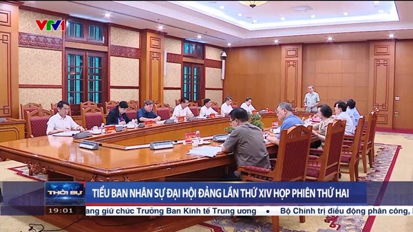 Tiểu ban Nhân sự Đại hội Đảng lần thứ XIV họp Phiên thứ hai