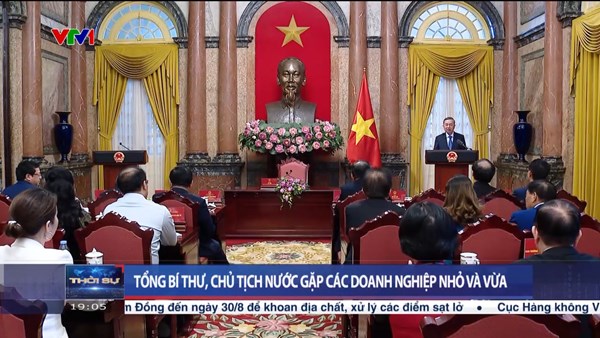 Tổng Bí thư, Chủ tịch nước gặp mặt các doanh nghiệp nhỏ và vừa