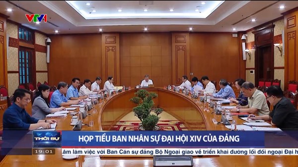 Họp Tiểu ban Nhân sự Đại hội XIV của Đảng