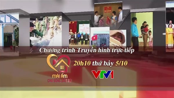 TRỰC TIẾP (20h, hôm nay 5/10): Chương trình phát động ủng hộ xóa nhà tạm, nhà dột nát trên cả nước