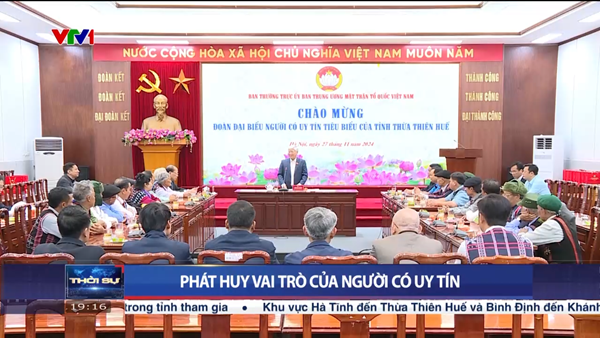 Phát huy vai trò của người có uy tín