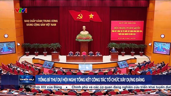 Tổng Bí thư dự Hội nghị tổng kết công tác tổ chức xây dựng Đảng