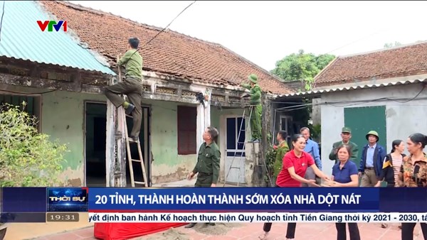 20 tỉnh, thành hoàn thành sớm xóa nhà dột nát