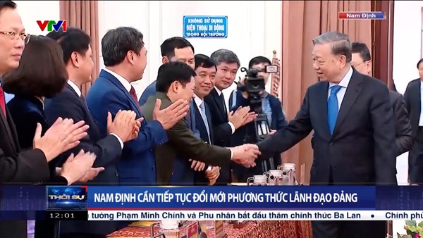 Nam Định cần tiếp tục đổi mới phương thức lãnh đạo Đảng