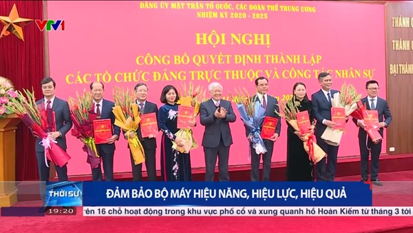 Đảm bảo bộ máy hiệu năng, hiệu lực, hiệu quả