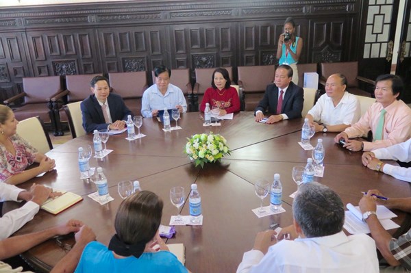 Đoàn MTTQ Việt Nam làm việc với Ban Đối ngoại Quốc hội Cuba 