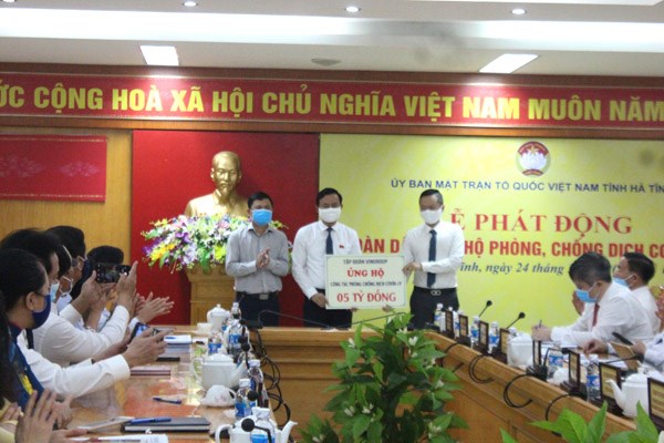 Hà Tĩnh: Hơn 18 tỷ đồng ủng hộ công tác phòng chống dịch Covid-19