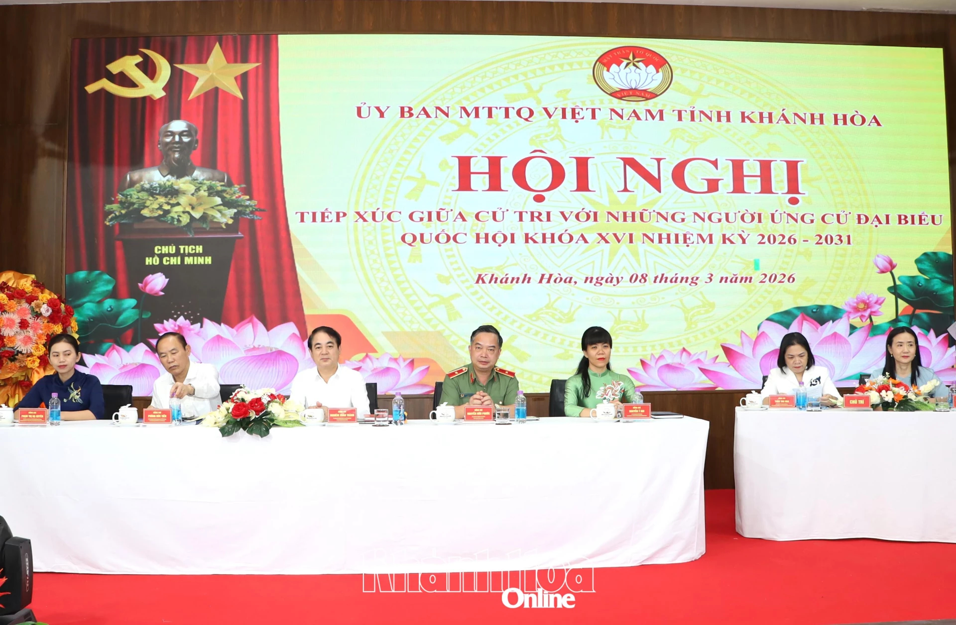 Khánh Hòa: Những người ứng cử đại biểu Quốc hội khóa XVI tiếp xúc cử tri Trường Cao đẳng Du lịch Nha Trang - mattran.org.vn