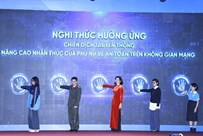 Hội LHPN Việt Nam phát động chiến dịch truyền thông nâng cao nhận thức của phụ nữ trên không gian mạng