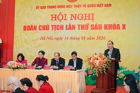 Đoàn Chủ tịch Ủy ban Trung ương MTTQ Việt Nam thống nhất giới thiệu 6 người ứng cử Đại biểu Quốc hội khóa XVI