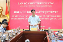 Khảo sát sơ kết 1 năm vận hành mô hình tổ chức tổng thể của hệ thống chính trị, mô hình chính quyền 3 cấp