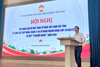 Nâng cao kiến thức, kỹ năng trong tiếp nhận, quản lý và sử dụng các nguồn quỹ, nguồn đóng góp tự nguyện