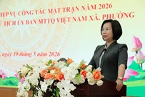 Hà Nội: Ủy ban MTTQ Việt Nam thành phố bồi dưỡng nghiệp vụ công tác Mặt trận năm 2026