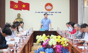 Phú Yên: Góp ý dự thảo Đề án sắp xếp tinh gọn cơ quan MTTQ, các tổ chức chính trị - xã hội, các hội quần chúng