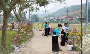 Huyện Phù Yên: Nâng cao chất lượng tiêu chí môi trường