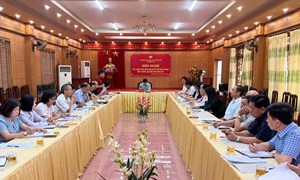 Ủy ban Mặt trận Tổ quốc tỉnh Hòa Bình lấy ý kiến dự thảo Nghị quyết sửa đổi, bổ sung một số điều của Hiến pháp năm 2013