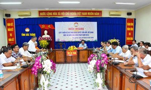 Ủy ban MTTQ tỉnh: Hải Dương, Sóc Trăng và thành phố Cao Bằng lấy ý kiến về dự thảo Nghị quyết sửa đổi, bổ sung một số điều của Hiến pháp năm 2013