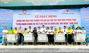 Tuyên Quang: Phát động hưởng ứng ngày Môi trường thế giới và chống rác thải nhựa
