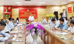 Ủy ban MTTQ tỉnh Bắc Giang lấy ý kiến vào dự thảo Nghị quyết sửa đổi, bổ sung Hiến pháp 2013