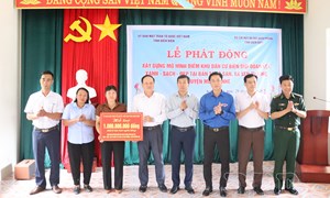 Ủy ban MTTQ tỉnh Điện Biên xây dựng mô hình "Khu dân cư biên giới đoàn kết, xanh - sạch - đẹp"