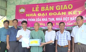 Lan tỏa yêu thương qua từng mái nhà đại đoàn kết ở huyện Tam Nông