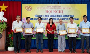 Huyện Châu Thành hoàn thành Chương trình xóa nhà tạm, nhà dột nát