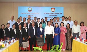Thắt chặt tình đoàn kết, hữu nghị giữa Mặt trận 2 tỉnh Quảng Nam và tỉnh Sê Kông