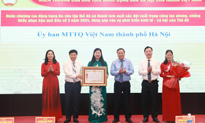 Ủy ban MTTQ Việt Nam thành phố Hà Nội sơ kết công tác Mặt trận 6 tháng đầu năm, triển khai nhiệm vụ trọng tâm 6 tháng cuối năm 2025