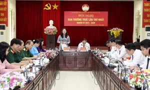 Hội nghị Ban Thường trực Ủy ban MTTQ Việt Nam tỉnh Lào Cai lần thứ nhất, nhiệm kỳ 2024 - 2029