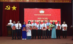 Lai Châu: Công bố quyết định về công tác cán bộ của Ủy ban Mặt trận Tổ quốc Việt Nam tỉnh