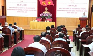 Ủy ban MTTQ tỉnh Thanh Hóa góp ý, phản biện xã hội dự thảo Báo cáo chính trị trình Đại hội đại biểu Đảng bộ tỉnh Thanh Hóa lần thứ XX