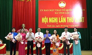 Hội nghị lần thứ nhất Ủy ban MTTQ xã Vĩnh Lộc nhiệm kỳ 2024-2029