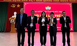 Hội nghị Ủy ban MTTQ Việt Nam xã Đức Trọng lần thứ I, nhiệm kỳ 2024-2029