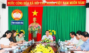 Khánh Hòa: Tập trung lãnh đạo, chỉ đạo chuẩn bị tốt Đại hội Mặt trận Tổ quốc Việt Nam các cấp