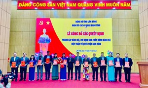 Lâm Đồng thành lập Đảng bộ MTTQ Việt Nam tỉnh