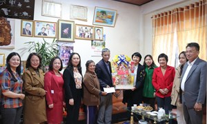 Phó Bí thư Tỉnh ủy, Chủ tịch Ủy ban MTTQ Việt Nam tỉnh Lâm Đồng thăm, tặng quà gia đình chính sách