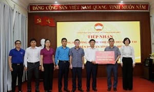 MTTQ Việt Nam tỉnh Điện Biên tiếp nhận hơn 7 tỷ đồng ủng hộ Quỹ cứu trợ