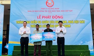 Quảng Nam phát động Tháng cao điểm xóa nhà tạm, nhà dột nát