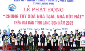 Lạng Sơn tổ chức lễ phát động “Chung tay xóa nhà tạm, nhà dột nát” trên địa bàn năm 2025 