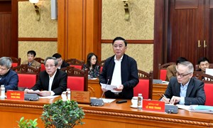 Hội nghị triển khai Chương trình làm việc của Bộ Chính trị, Ban Bí thư năm 2025