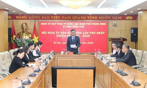 Hội nghị lần thứ nhất Ủy ban Kiểm tra Đảng ủy Mặt trận Tổ quốc, các đoàn thể Trung ương nhiệm kỳ 2020-2025