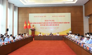 Trao đổi, thống nhất chỉ đạo nội dung, chương trình và cách thức tiến hành Kỳ họp thứ 9